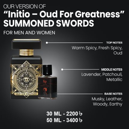 Our Version Of "Initio - Oud For Greatness" SUMMONED SWORDS
